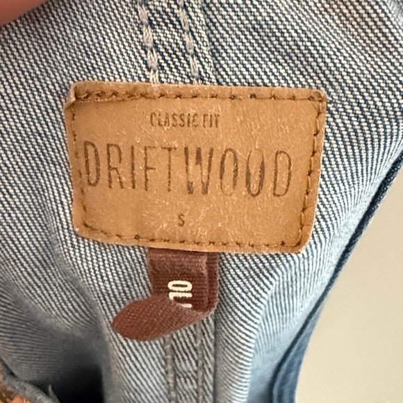 Driftwood Olivia Floral Embroidered Denim Overalls – Small | Free People - Picture 5 of 5